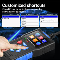 Escáner T300 OBD2 Lector de códigos de estado I/M Modo 6 Modo 8 Herramienta de escaneo Información de ECU Datos en vivo Probador de sensor de O2 Búsqueda de DTC Prueba de batería Actualización de software - details 4