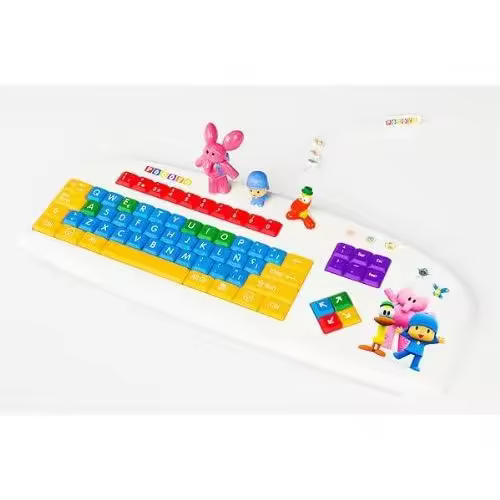 Teclado Básico USB Pocoyo CE FCC ROHS 1.5m 420 X 160 X 35 Mm para Windows y Mac - 1