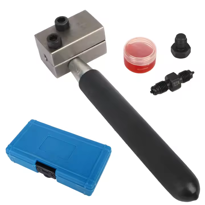 Juego De Herramientas Para Expansión De Tubo De Cobre De Freno Para Coche Motocicleta Y Camión Accesorios De Mantenimiento De Línea De Freno 3/16inch SAE Riveter Reamers - 1