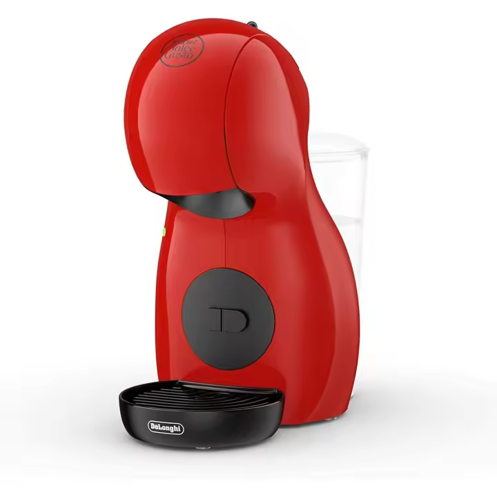 Nescafé Dolce Gusto Piccolo XS KP1A05, Cafetera de cápsulas 15 bares de presión, capacidad 0.8 L, bebidas frías o calientes, modo Eco, 30 tipos café, bandeja regulable 3 alturas, Color Roja - 1