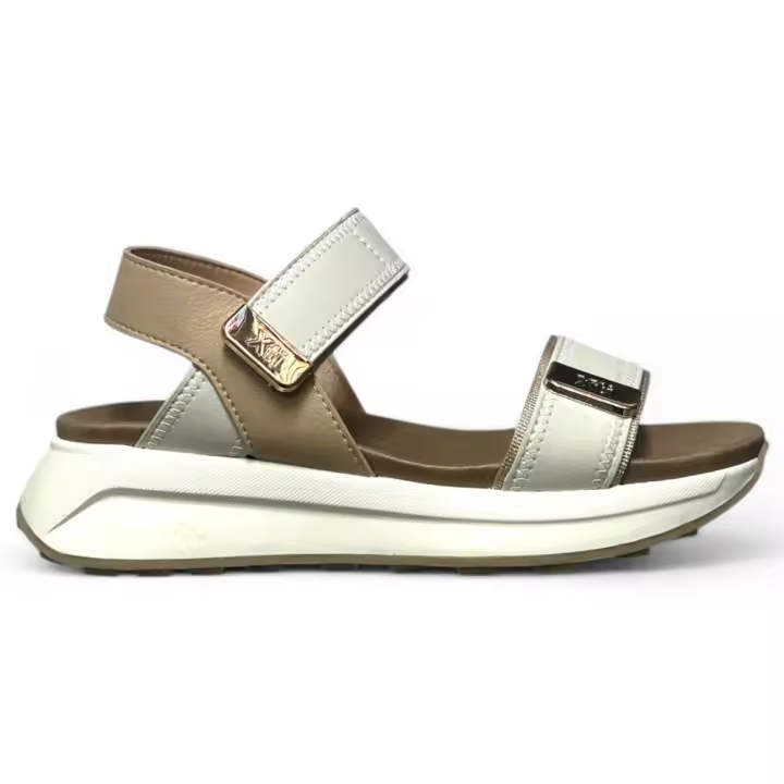 Sandalias para mujer de alta calidad Xti Deportiva Velcros 143874 Beige - 1