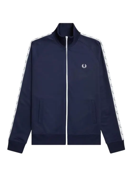 Chaqueta Sin Capucha Fred Perry Taped Hombre Marino - 1