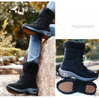Botas De Invierno Para Mujer Calidad Superior Cómodas Y Seguras Para Caminar Botas De Nieve Con Cordones Impermeables Talla 36-42 - details 17