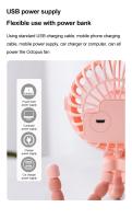 Mini ventilador portátil plegable de pulpo, multifuncional, Cinco en uno, Silencioso, para el hogar, dormitorio, cochecito de Bebe, múltiples Escenas - details 9