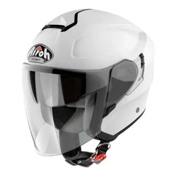 Airoh Casco Jet Hunter Color Blanco Adulto - 1
