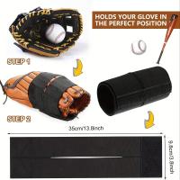 Cinta De Envoltura Para Guantes De Béisbol Portátil Accesorio Multifuncional Para Guantes De Softbol Ahorrador De Bolsillo Para Guantes De Portero - details 2