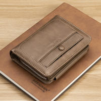Carteras para Hombre de Cuero, Cartera Hombre con Bloqueo RFID, Compartimentos para Billetes, con Caja de Regalo,para Crédito, Billetes y Monedas - details 1