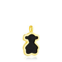 Colgante de oso de piedra preciosa natural de plata esterlina S925, accesorio de collar de bricolaje de lujo que combina con todo - details 22