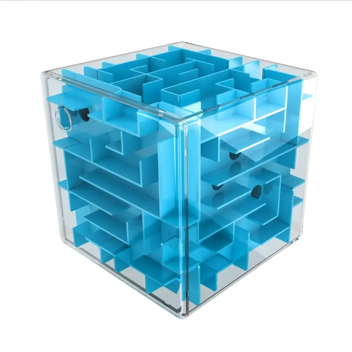 MOYU Cubo Educativo 3D Para Niños Juguetes Inteligentes De Laberinto Tamaño 6 CM Versión Mejorada De Rompecabezas - 1
