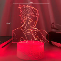 Lámpara De Noche LED USB Anime Hunter X Hunter Luz Táctil Para Niños Decoración 3D Lámpara Hisoka Iluminación Para El Dormitorio - details 10