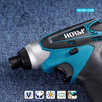 Hormy Compact 12V Destornillador Eléctrico Sin Cable 2500RPM 100N.m Compatible Con Batería Makita 10.8V Para Equipo De Renovación - details 0