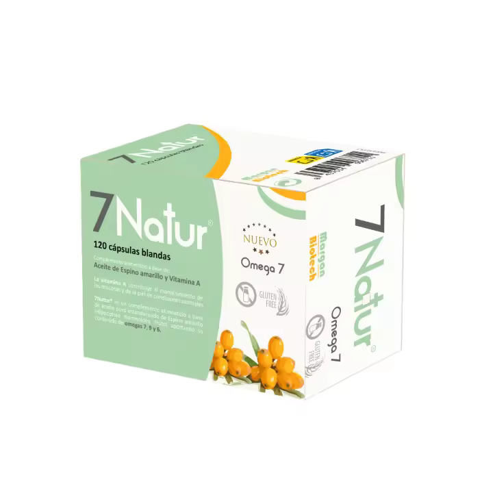 7NATUR  120 cápulas,  procedente del prensado de las bayas de Espino amarillo - 1