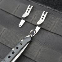 Clip De Mochila Portátil De Acero Inoxidable Y Metal Plateado Hebilla De Llave EDC Mini Herramientas De Exterior 1-10 Pcs - details 8