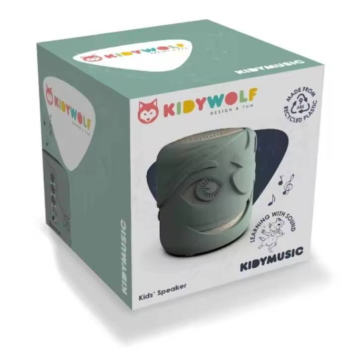 Altavoz Inalámbrico Kidymusic con Conexión Bluetooth o Tarjeta SD para niños - Kidywolf - 1