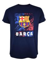 FC Barcelona Camiseta BARÇA Marble Navy de algodón - Licencia Oficial - Talla Adulto - details 0