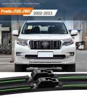 2pcs LimpiaParabrisas Antigolpes Para Toyota Prado J120 J150 2002-2023 Plegables De Banda Natural De Goma Adecuado Para Todos Los Modelos - details 0