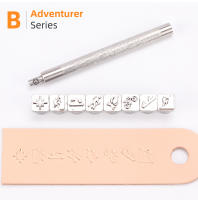 Conjunto De 8 Piezas De Estampadores De Metal Para Tachuelas De Deportes Plantas Y Naturaleza Herramienta De Costura De Cuero Calidad Profesional Para Principiantes Y Profesionales - details 9