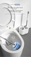 Juego De Cepillo De Inodoro De Silicona Con Dos Manos Kit De Limpieza De Baño Accesorio De Lavabo Montaje En Pared Sin Taladro Herramienta De Limpieza De Baño - details 3