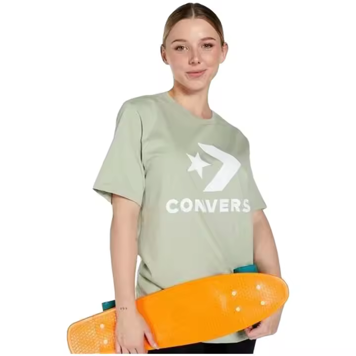Camiseta de Manga Corta Converse  para hombre en color verde - 1