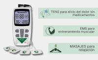 TESMED Fit 5,4 Electroestimulador Muscular para EMS, TENS, Masaje (3 en 1), 22 Programas de los cuales 6 Personalizables, Aliviar El Dolor y Estiular Abdominales, Glúeos, Pecturales - details 0