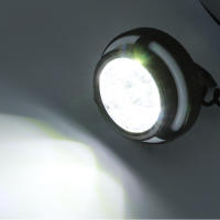 Lámpara De Espejo Para Motocicleta 9LED Sistema De Iluminación Spot Luz De Destacado Antiniebla Redondo Impermeable Faro De Conducción - details 7