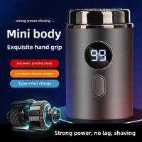 Afeitadora Eléctrica Portátil Para Hombres Con Pantalla Digital Recargable Por USB Gran Duración De La Batería Afeitadora Sin Agua - details 6
