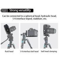 Universal L Bracket Para Cámara Quick Release Placa L 1/4 Pulgada Tornillo Suizo Vertical Compatible Con Nikon Canon Sony Fuji - details 6