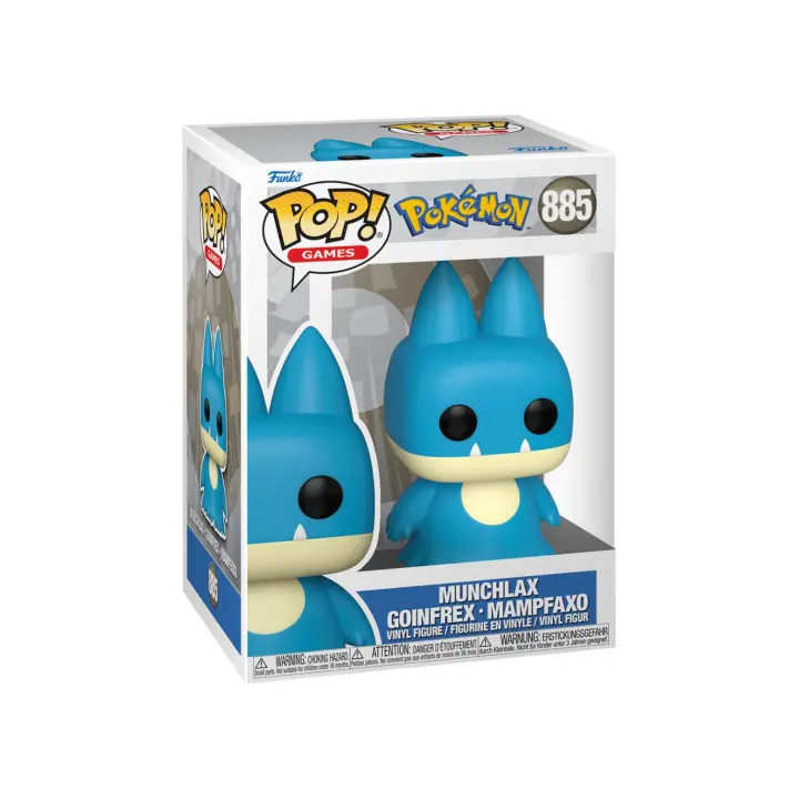 Funko POP! 885 Games: Pokemon - Munchlax - Figura de Vinilo Coleccionable - Idea de Regalo - Mercancia Oficial - Juguetes para Niños y Adultos - Anime Fans - Muñeco para Coleccionistas y Exposición - 1