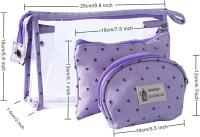 Bolsas de Cosméticos Mujer Bolsa de Maquillaje Transparente para Viajes, 3PCS Estuche Organizador - details 4