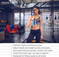 Cuerda para saltar con peso, Cuerda para saltar profesional con longitudinal ajustable y alojamientos de silicona - details 1