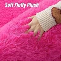 Carpetas De Piso Para Habitación De Niñas Rosa Suaves Y Gruesas Alfombra Grande Para Dormitorio Decoración Del Salón Alfombras Para Cama De Niños - details 16