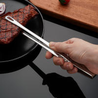 Pinza De Barbacoa Estilo Coreano En Acero Inoxidable Amarillo Y Plateado Clip Extendido Para Pan Herramienta De Cocina - details 7