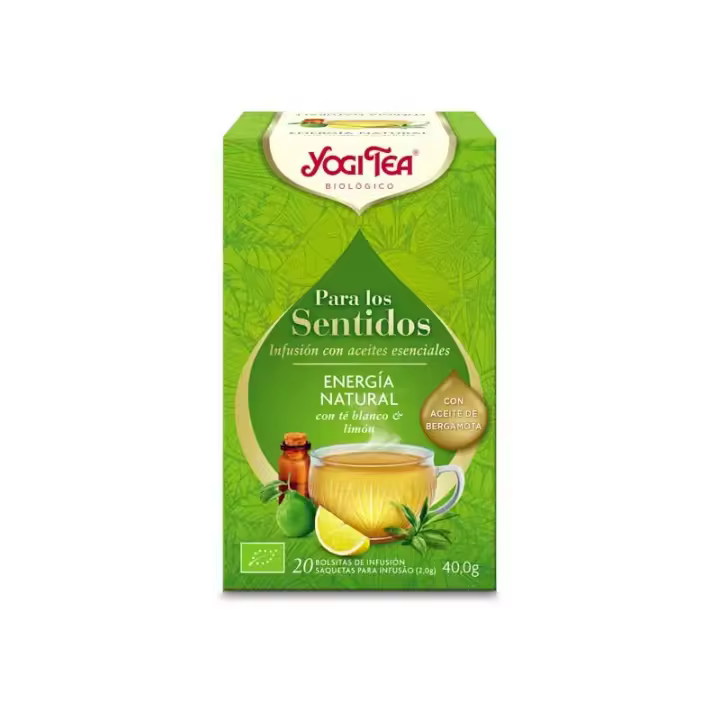 Yogi tea para los sentidos Energia Natural Bio 20 filtros Bioclub - 1