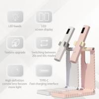Soporte de luz de manicura de mano, combinación de piezas para uñas, lámpara portátil para hornear uñas, soporte de lámpara de fototerapia para teléfono móvil multimiculión giratorio - details 1