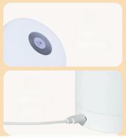 Lámpara De Noche Recargable RGB Para La Cama Con Control Remoto Y Batería De Longa Vida LED Para Decoración De Escritorio Y Dormitorio - details 14