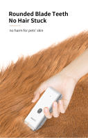 Afeitadora Eléctrica Para Mascotas Profesional Recortador De Pelos Impermeable Para Gatos Y Perros Recargable Mute - details 7