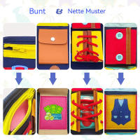 Tablero ocupado para niños pequeños, 3 capas, tablero de actividades de 1 año, juguete Montessori, bebé de 1, 2, 3, 4 años, niña, niño, aprender habilidades básicas - details 1