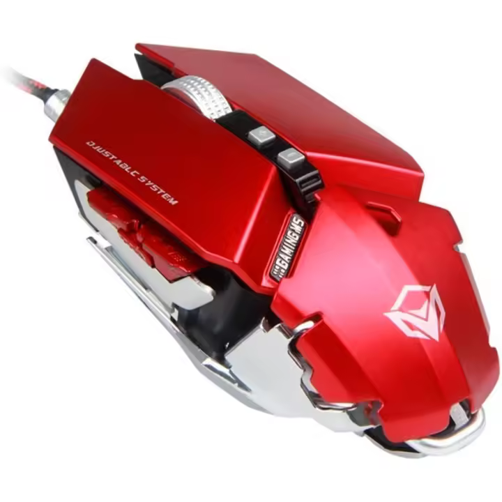 Mouse Meetion M985 Raton Sensor Optico4000ppp  Rojo - 1