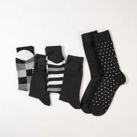 6 Pares De Calcetines De Negocios Para Hombre De Algodón De Alta Calidad Diseño De Moda Talla Grande Calcetines Deportivos Suaves Y Comprimidos - details 2