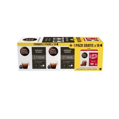 Lot coffee dolce gusto expresso intense 32u + kitkat 16u d.g. - enjoy an explosion of flavor with this incredible pack!