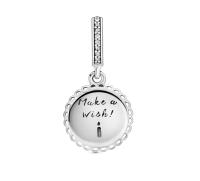 Pandora Moments Mujeres Plata de Lei Rosa Pastel de juegos cuelga El Encanto, Viene con El embalaje de Caja de Giunte original. - details 0