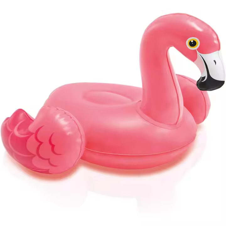 Intex - Mini Figura Inflable de Animal | Flamenco Rosado 25 x 23 cm | Ideal para Baño o Piscina - 1