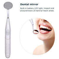 Luz LED Para Cuidado Oral Espejo Dental Con Luz Iluminada Herramienta De Cuidado Dental Reutilizable Para Adultos - details 1