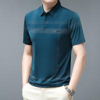 Polera Polo Para Hombre Casual Negocios Corta Resistente Al Arrugas Y Liso Cómoda Transpirable Verano Estilo Clásico Color Sólido - details 10