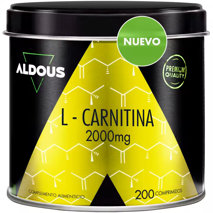 L Carnitina 2000mg  - Suplemento Pre Entreno y Recuperador Muscular - 200 Comprimidos - 1