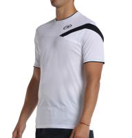 BULLPADEL Camiseta padel Lucia Color Blanco 2024 - Camiseta Entrenamiento, Nueva Temporada, Tejido Ligero, Poliester Elástico, Ligera, Elegante, Transpirable, Reduce Humedad - Shirt Hombre Padel, Camiseta Hombre Padel - details 2