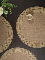 1/4pcs Nuevos Diseño Jute Natural Color Redondo Tapetes De Jute Con Borde Hueco Aislante De Calor Para La Mesa - details 3