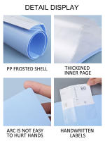 Carpeta De Escritorio Impermeable A4 De Color Sólido Para Organización De Archivos Fácil Y Rápida Para Estudiantes Y Oficina Con 60 Páginas - details 3