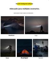 Linterna Frontal LED XPE Mini Recargable Por USB Con Clip De Inducción Para Pesca Camping Ciclismo Running Luz Portátil Para Noche - details 14