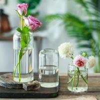 Juego De 3 Vajillas De Vidrio Claro Para Centros De Mesa Y Decoración De Baño Estilo Clásico Para Flores Pequeñas Y Bodas - details 11